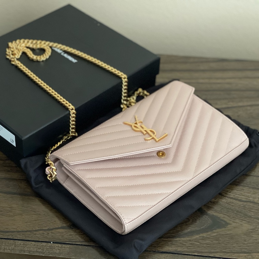 Saint Laurent Monogram quilted leather